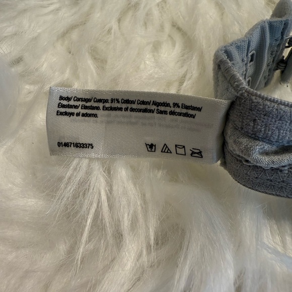 Maidenform | 36B Heather Gray Cotton Push-Up Bra With Underwire and Cute Accents - Picture 8 of 12